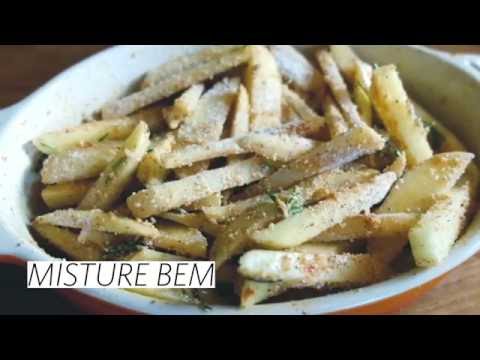 Batatas crocantes e saudáveis