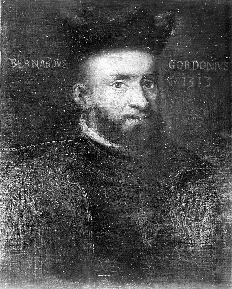 Retrato do médico francês Bernard de Gordon