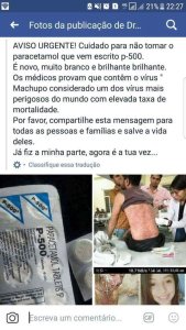 paracetamol e machupo paracetamol e machupo