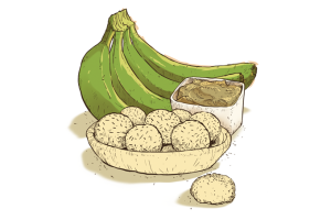 Brigadeiro fit leva biomassa de banana verde