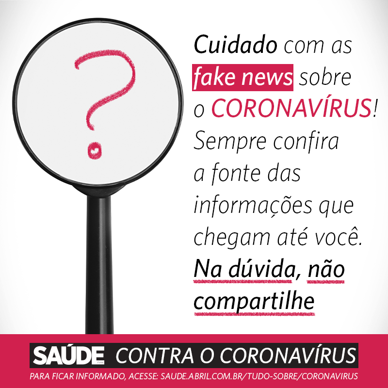 Cuidado com as fake news sobre o coronavírus