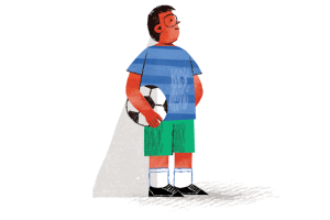 Crianças devem cabecear a bola no futebol?