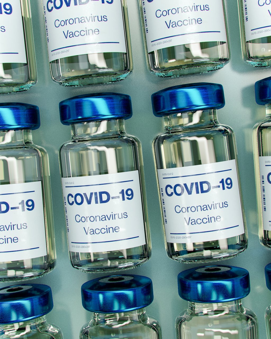 Foto com várias vacinas para covid-19
