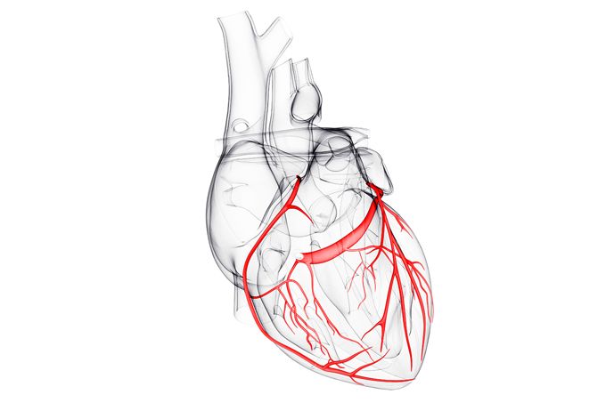 Desenho de coração com traços tecnológicos