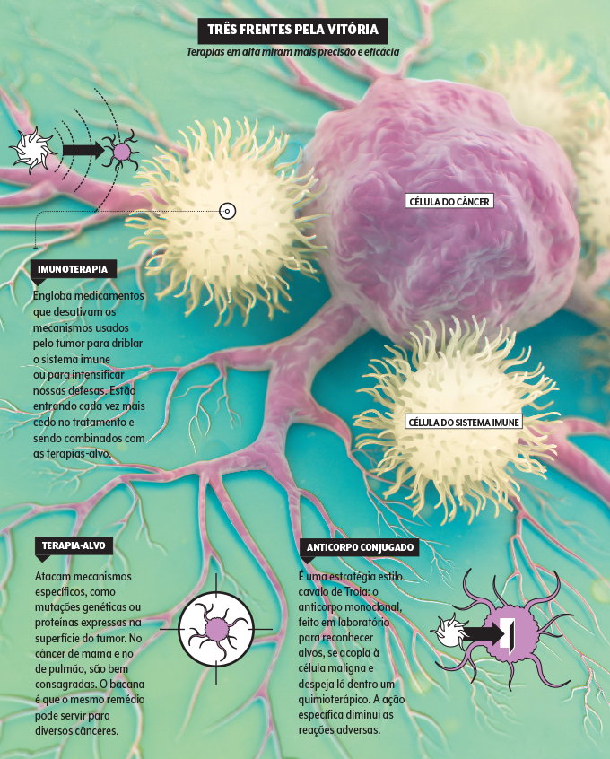 imunoterapia terapia-alvo anticorpo conjugado a droga
