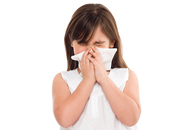 gripe em crianças