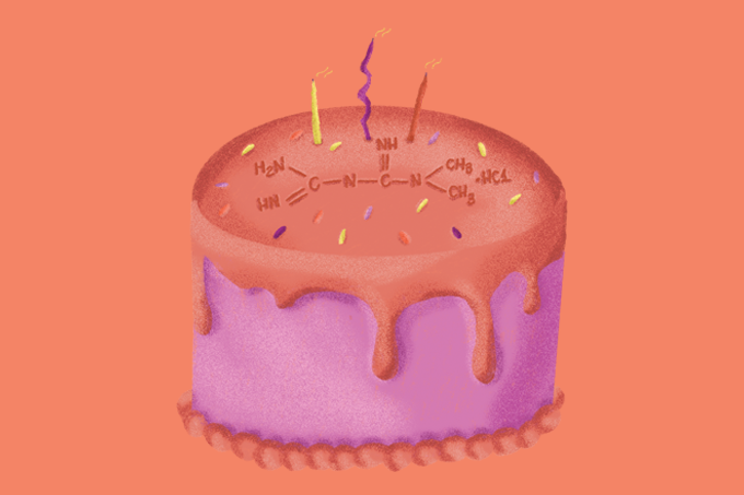 ilustração de bolo de aniversário