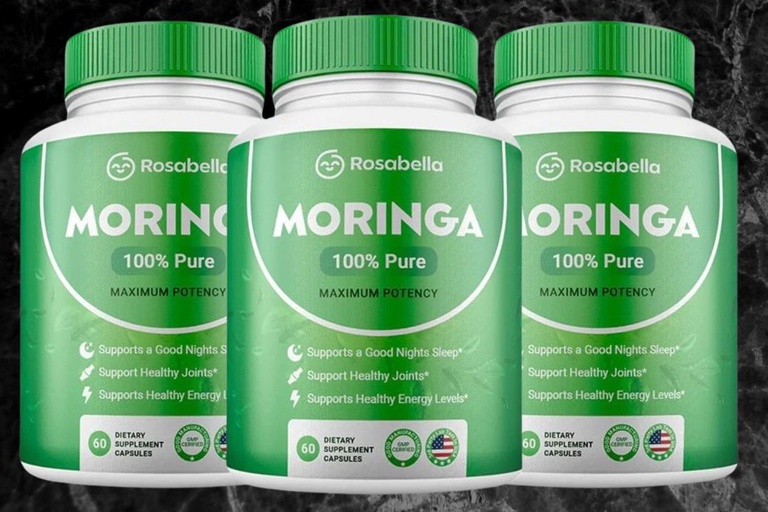 Foto do Produto “Dietary Supplement Rosabella Moringa Capsules” não é permitido no Brasil